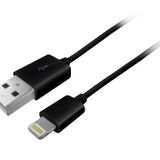 Trust Lightning USB kablosu Apple iPhone için 7, 7 Plus, 6s, 6s Plus, SE, 5S, 5/iPad 4/iPad Mini/iPod Nano 7/iPod 5 G (1 M, Apple sertifikalı) Siyah