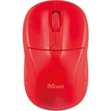 Trust Primo Kablosuz Optik Mouse 1600 DPI Ev - Ofis Kullanımı İçin Kırmızı
