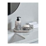 Trust Stone Marble Serisi 3 lü Beton Banyo Seti