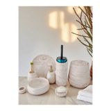 Trust Stone Mermer Desen Beton Banyo Seti,Tuvalet WC,Çöp Kovası,Katı,Sıvı Sabunluk,Tepsi,dekorasyon,aksesuar