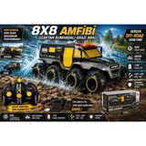 Trust Store 8x8 Amfibi Uzaktan Kumandalı Arazi Aracı Su Üstünde Giden 4x4 Güçlü Off-Road Rc Kamyon - Siyah