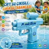 Trust Store Çift Su Çıkışlı Mini Şaka Su Tabancası Eğlenceli Mavi Püskürtme Oyuncağı 16 cm