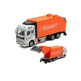 Trust Store Çöp Kamyonu Oyuncak Metal Çöp Kamyonu Çek Bırak Özellikli 22 cm - Turuncu