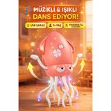 Trust Store Dansçı Kali Müzikli Işıklı Hareketli Ahtapot USB Şarjlı Akıllı Dans Eden Oyuncak - Pembe