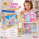 Trust Store Doğa Ailesi Şirin Şato 2 Katlı Figürlü Oyun Evi Çok Bölmeli Hayal Dünyası Oyun Seti
