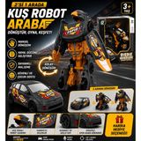 Trust Store Dönüşen Kuş Robot Araba 2\'si 1 Arada Robot ve Spor Araba Oyuncak Manuel Dönüşüm - Siyah