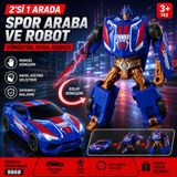 Trust Store Dönüşen Robot Araba 2'si 1 Arada Spor Araba ve Robot Oyuncak Manuel Dönüşüm