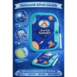 Trust Store Elektronik Şifreli Günlük ve Eğitici Tablet Eğlence Güvenlik ve Öğrenme Bir Arada - Mavi