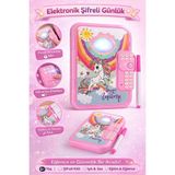 Trust Store Elektronik Şifreli Günlük ve Eğitici Tablet Eğlence Güvenlik ve Öğrenme Bir Arada - Pembe