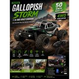 Trust Store Gallopish Storm 1:16 4WD Uzaktan Kumandalı HW8808 Arazi Aracı 50 Km/h Hız Metal Şase Işıklı Off-Road Canavar Rc Araba - Çok Renkli