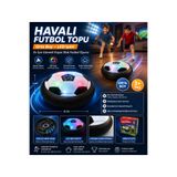 TRUST STORE Havalı Futbol Topu Orta Boy LED Işıklı Ev İçin Güvenli Kayar Disk Futbol Oyunu
