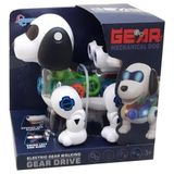 TRUST STORE Işıklı Köpek Robot 20 CM Şeffaf