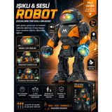 Trust Store Işıklı Sesli Robot Oyuncak Hareketli LED Gözlü Pilli Akıllı Robot 3+ Yaş Eğitici Oyuncak - Siyah
