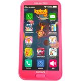 Trust Store Kukuli Eğlenceli Sesli Işıklı Müzikli Oyuncak Telefon Pembe Renkli Çocuk Telefonu