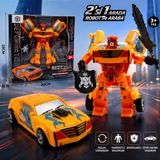 Trust Store Kutulu Dönüşen Transformers Robot Araba Robot ve Spor Araba 2\'si 1 Arada Dönüşebilen Oyuncak