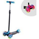 Trust Store Mavi Cool Wheels 50 kg Taşıma Kapasiteli 3 Tekerlekli Çocuk Scooter Işıklı Tekerleklerle Eğlenceli