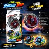 Trust Store Metal Beyblade Rotary Top Işıklı Tekli Savaş Topacı Kutulu - Çok Renkli