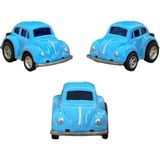 Trust Store Metal Çek Bırak Mini Vosvos Araba 5 cm Hediye Koleksiyon - Mavi