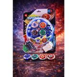 TRUST STORE Metal Fusion Tornado Clash 5D Arenalı 4’lü Beyblade Oyuncak Seti Çift Fırlatıcılı Set