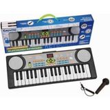 Trust Store Oyuncak 37 Tuşlu Kutulu Mikrofonlu Karaoke Org - Çocuk Piyano Ilk Elektronik Piyanom - Renkli