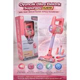 Trust Store Oyuncak Dikey Elektrik Süpürgesi HJ619 Işıklı Sesli Boncuk Hazneli 8 Parça Temizlik Seti - Çok Renkli