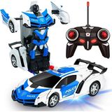 Trust Store Oyuncak Uzaktan Kumandalı Transformers Tarzı Robota Dönüşen Oyuncak Araba Polis - Çok Renkli