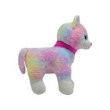 Trust Store PELUŞ KEDİ 30 CM PEMBE TOKALI AYAKTA DURAN KEDİ - Uyku Ve Oyun Arkadaşı Peluş Oyuncak