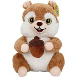 Trust Store Peluş Sincap Fındık Tutan Sincap 30 cm - Uyku ve Oyun Arkadaşı Peluş Oyuncak - Bej