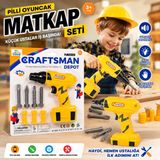 Trust Store Pilli Oyuncak Matkap Seti Gerçekçi Ses Efektli Tamir ve Ustalık Oyun Seti Çocuk El Becerisi