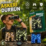Trust Store Pusulalı Askeri Oyuncak Dürbün 1 Adet Kamuflaj Desenli Keşif ve Macera Dürbünü
