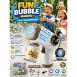 Trust Store Şarjlı Baloncuk Tabancası Işıklı Otomatik Köpük Balon Makinesi Bubble Gun - Beyaz