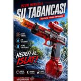 Trust Store Şarjlı Otomatik Su Tabancası Oyuncak Gerçekçi Geri Tepme Efektli Geniş Su Hazneli Uzun Menzilli Elektrikli Su Silahı