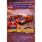 Trust Store Şarjlı Uzaktan Kumandalı 20 cm Spor Araba Modern Team Rc Yarış Arabası Açılır Kapı - Turuncu