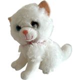 Trust Store Sesli Ayakta Miyavlayan 28 cm Peluş Kedi Oyuncak - 010 - Beyaz