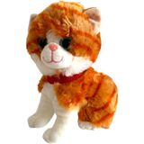 Trust Store Sesli Ayakta Miyavlayan 28 cm Peluş Kedi Oyuncak - 702 Kahverengi