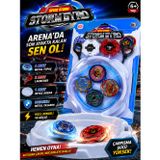 Trust Store Stormgyro Speed Storm 4’lü Beyblade Arena Seti 4 Metal Topaç 2 Fırlatıcı ve Arena