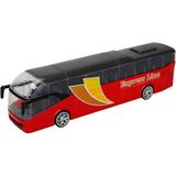 Trust Store Teamsterz Street Kings Die Cast Şehir Otobüsü 18,5 cm Metal Model Oyuncak Araç - Kırmızı