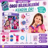 Trust Store Tekli Örgü Tasarım Seti Renkli Ipler ile Kendin Yap Bileklik ve Örgü Atölyesi Dıy El Sanatları Seti