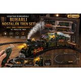 Trust Store Uzaktan Kumandalı Buharlı Nostaljik Tren Seti Sesli Işıklı ve Duman Efektli 42 Parça Rc Tren