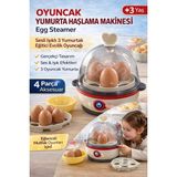 Trust Store Yumurta Haşlama Makinesi Egg Steamer Sesli Işıklı 3 Yumurtalı Eğitici Evcilik Oyuncağı - Çok Renkli