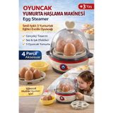 TRUST STORE Yumurta Haşlama Makinesi Egg Steamer Sesli Işıklı 3 Yumurtalı Eğitici Evcilik Oyuncağı