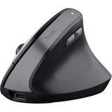 Trust TM-270 Şarjlı Dikey Sessiz Ergonomik Optik Kablosuz Mouse Outlet - Siyah