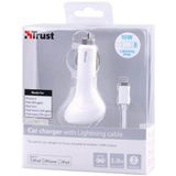 Trust TRU 19162 Araç Şarj Cihazı & Lightning Kablo