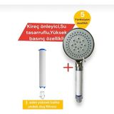Truva 1 Adet Yedek Filtreli Lüks Model Yüksek Kalite Duş Başlığı Kireç Önleyici Model