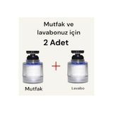 Truva 2 Adet Musluk Ucu Filtre(Mutfak ve Lavabo Için)