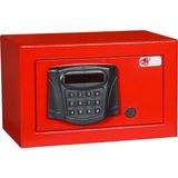 Truva Kasa SA1219-M Kırmızı Şifreli Kasa