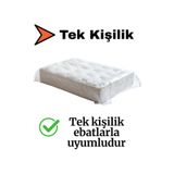 Truva Plastik Tek Kişilik Yatak Baza Naylonu Kalın Dayanıklı Şeffaf Koruma Taşınma Nakliye Nakliyat Ambalajı