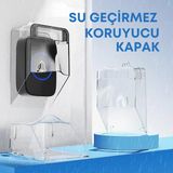 Truva Ticaret Kablosuz Kapı Zili İçin Su Geçirmez Koruyucu Kapak - Tüm Alanlarda Kullanıma Uygun