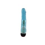 TruvaShop 18 Cm Titreşimli Mavi Jel Vibratör MAVİ