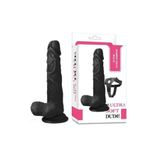 TruvaShop 19 Cm Belden Bağlamalı Realistik Zenci Penis Strapon